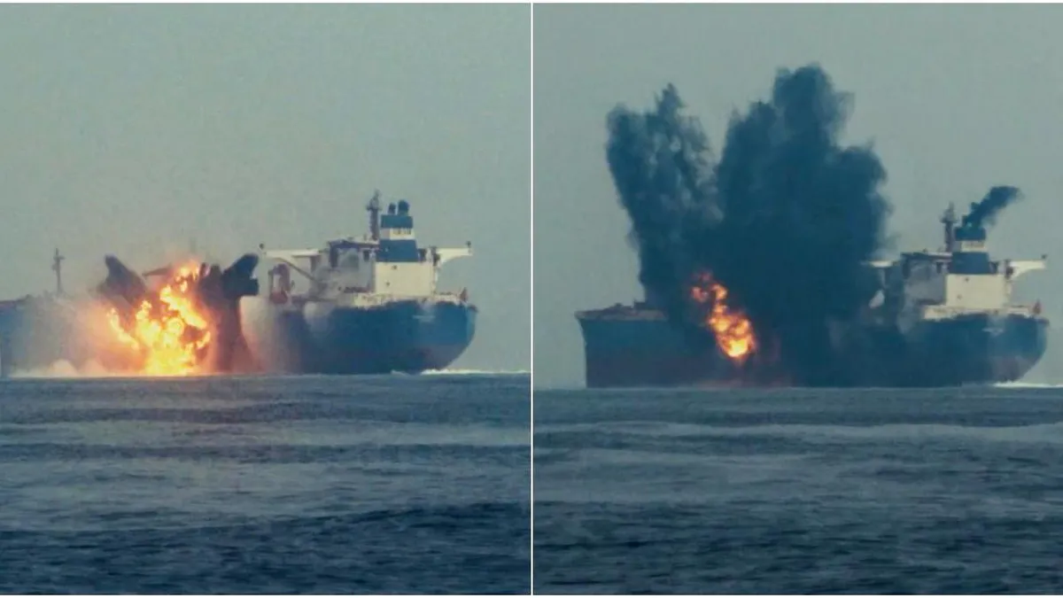 Hutíes atacan petrolero británico en el Mar Rojo