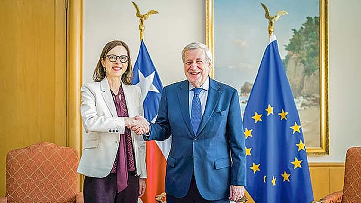 Canciller y nueva embajadora de la UE en Chile discuten prioridades bilaterales.