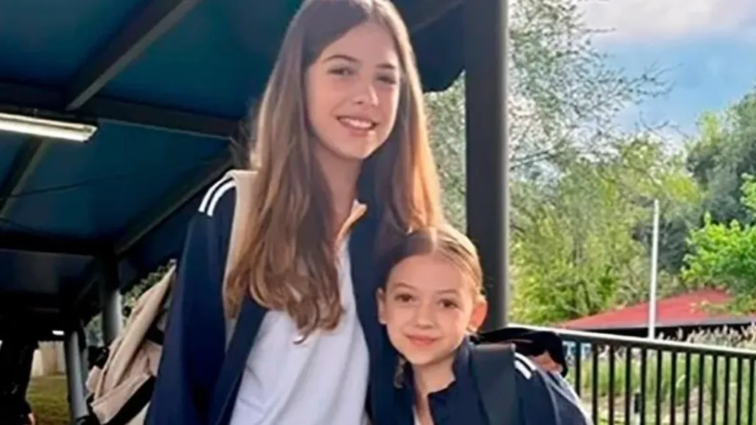 Evangelina Anderson y sus hijas