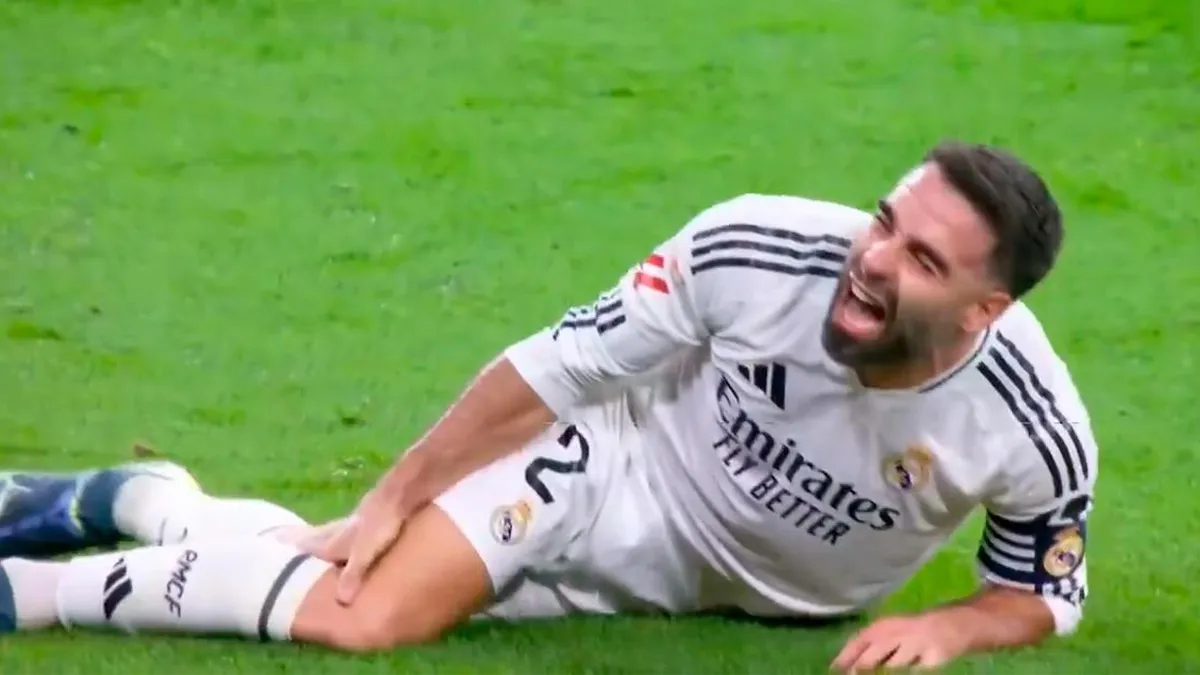 Dani Carvajal expresa su dolor tras la grave lesión de rodilla en el Real Madrid.