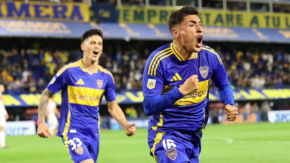 Boca Juniors triunfa 1-0 ante Argentinos con gol de Merentiel en el interinato de Herrón.