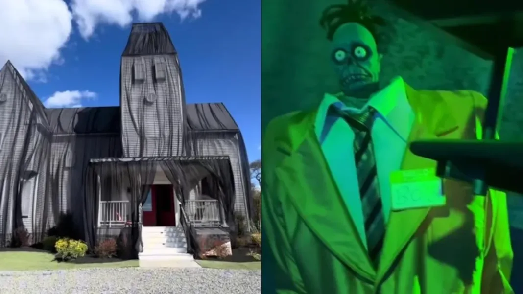 Descubre la mansión de Beetlejuice: un lugar de ensueño para los fanáticos.