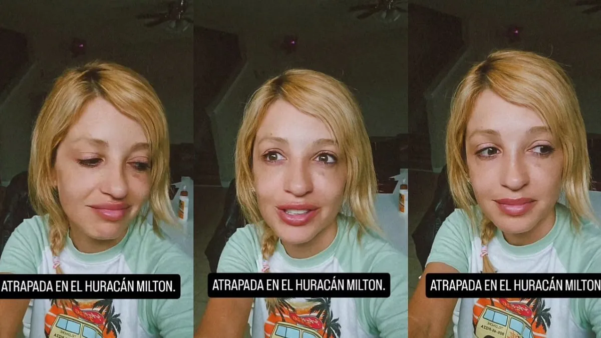 Lorena Miki enfrenta el huracán Milton: su lucha por no regresar a Chile.