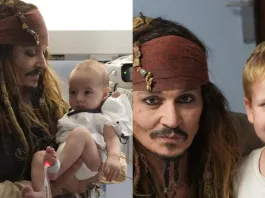 Johnny Depp sorprende a niños en el hospital al revivir a Jack Sparrow.