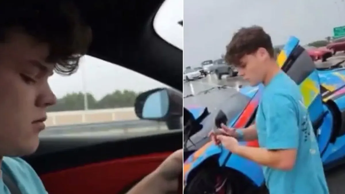 Un YouTuber sufre un accidente impactante durante su transmisión en vivo.