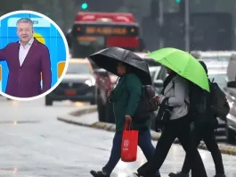 Jaime Leyton anticipa lluvias en Santiago: horarios y cantidades para el miércoles.