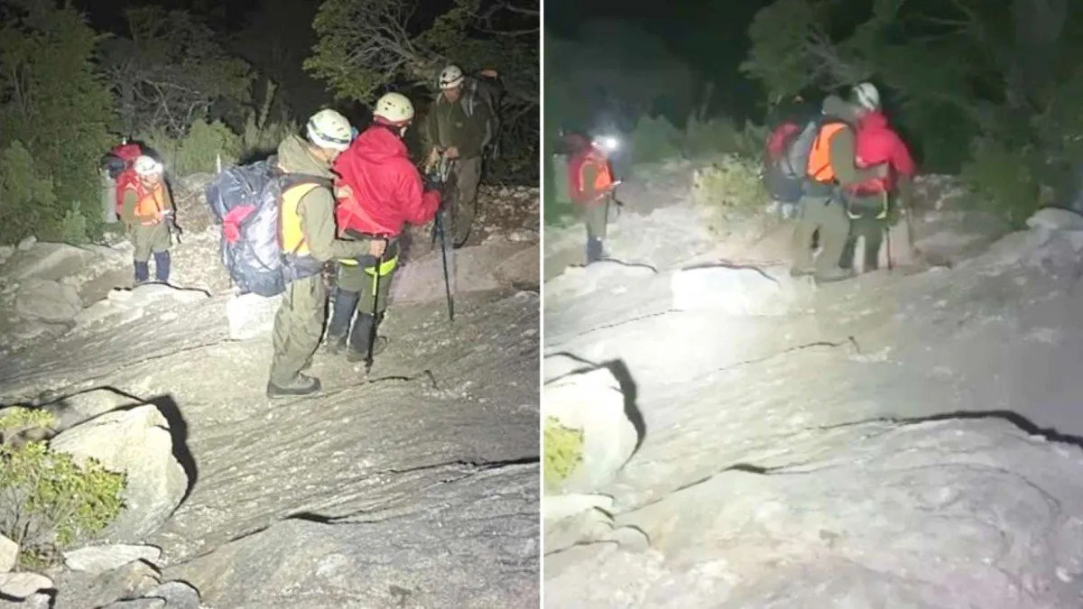Rescate heroico: montañista herido cerca de la cumbre del Cerro Peine. Rescate heroico: montañista herido cerca de la cumbre del Cerro Peine.