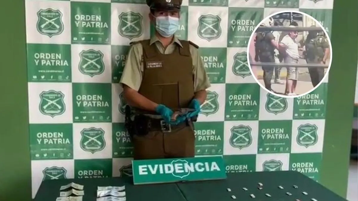 Detenidos en Ovalle: 'dupla dorada' con alcohol y arma de fuego.