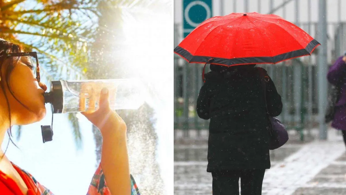 Temperaturas en aumento en el norte y lluvias persistentes en el sur este 1 de octubre.