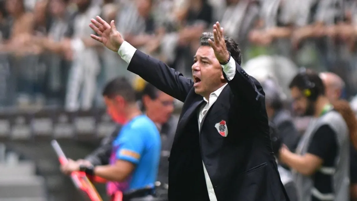 Marcelo Gallardo expresa su frustración tras la eliminación ante Mineiro.
