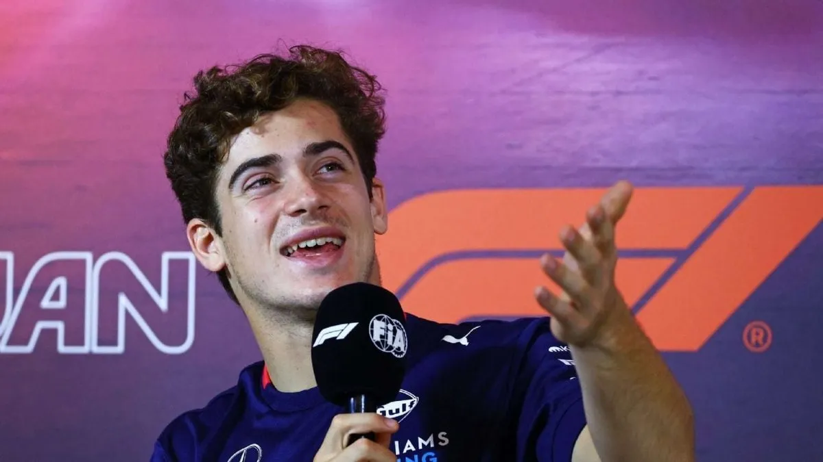 Franco Colapinto revela lo menos sexy de la F1 en una divertida confesión.