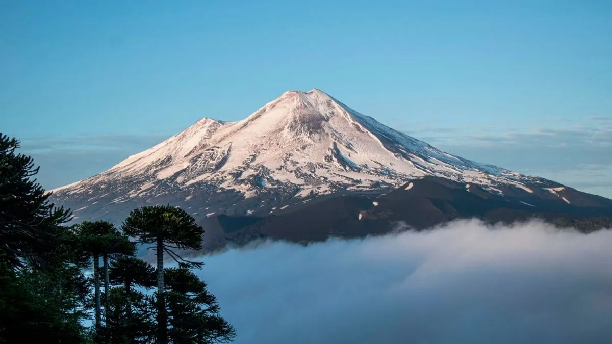 Cuatro mujeres logran sobrevivir a una caída de 200 metros en el Volcán Llaima.