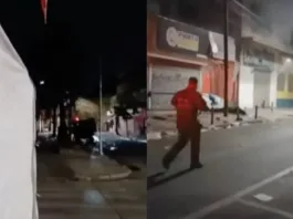 Delincuentes en acción: robo de cajero automático durante incendio en Barrio Meiggs.