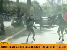 El equipo de "Tu Día" en el funeral de Enzo Bombazul