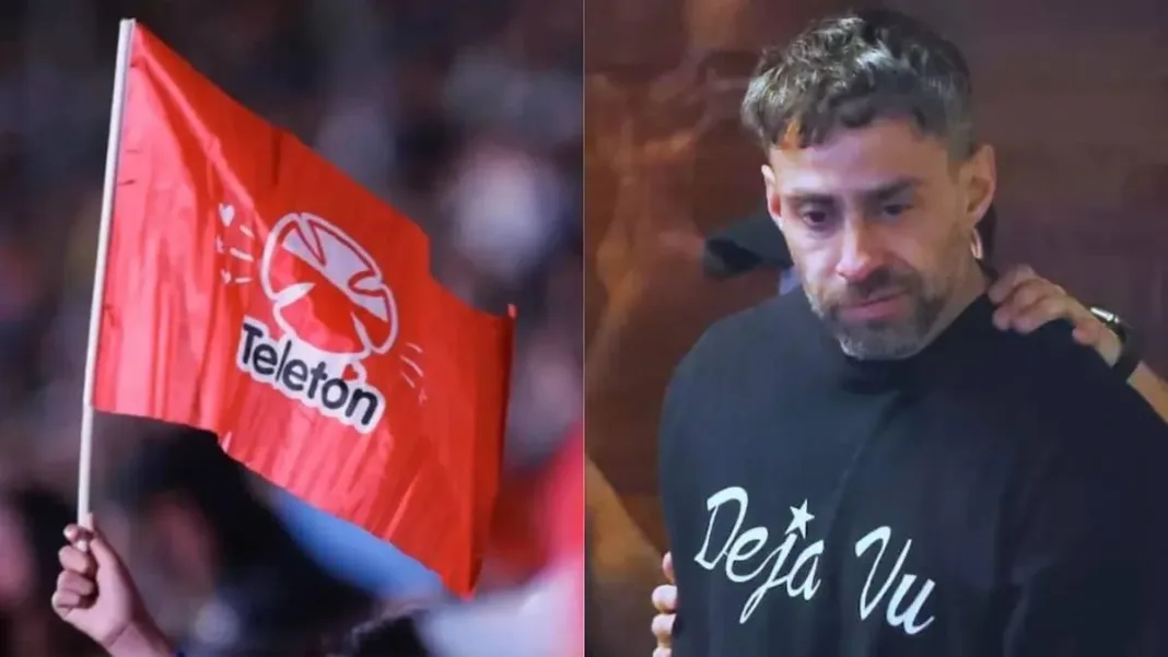 Jorge Valdivia desata la locura en la Teletón al anunciar a Claudio Bravo.