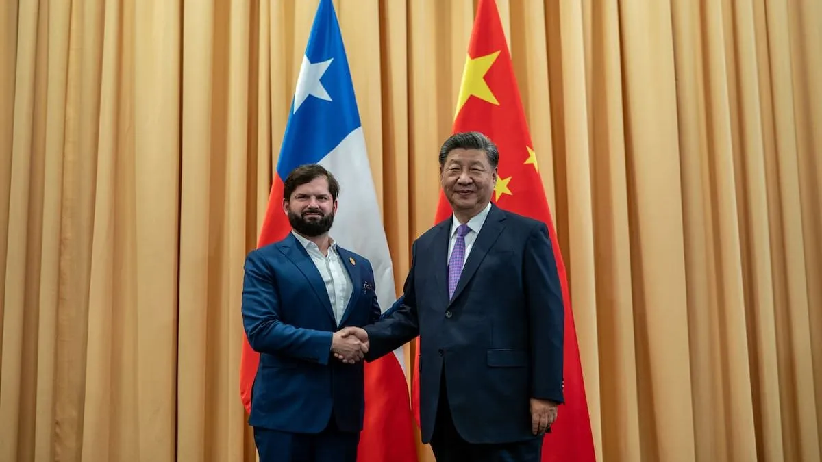 Presidente Boric y su par chino destacan la cooperación más allá del comercio.