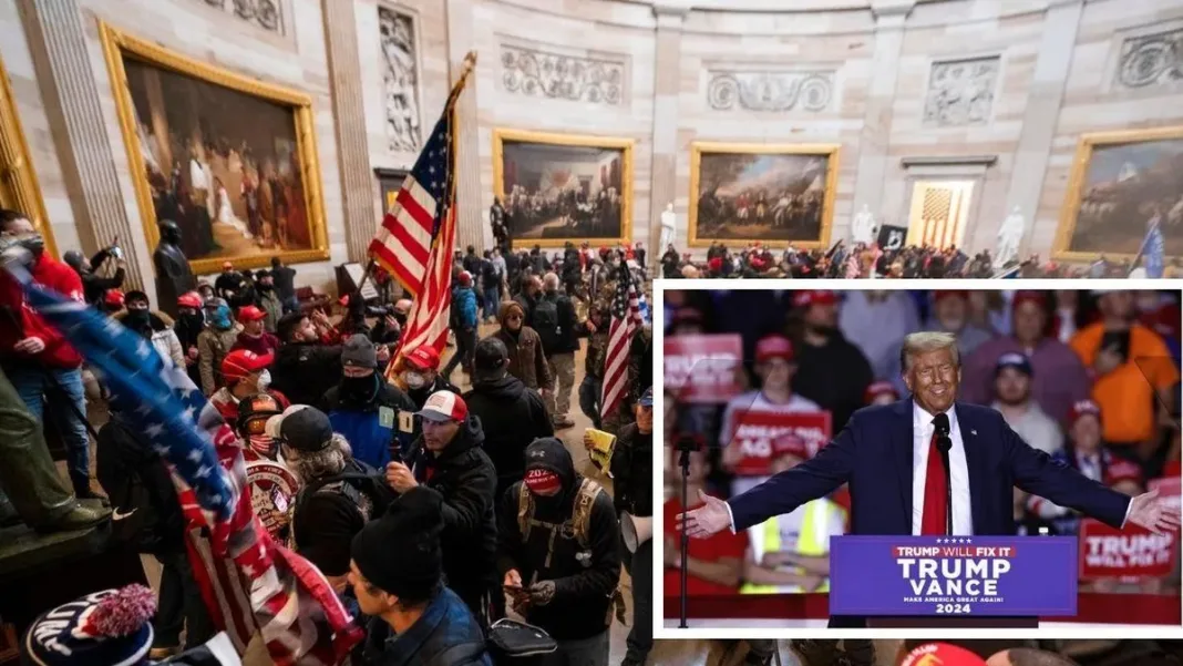 La justicia permite pausar el juicio a Trump por el asalto al Capitolio en 2021.