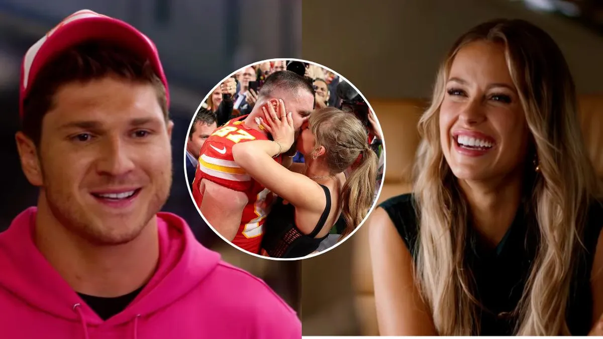 Una nueva película navideña inspirada en el romance de Taylor Swift y Travis Kelce.