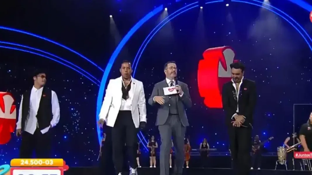 Eduardo Fuentes comenta sobre noticieros tras el show de 'Los Ilegales' en Teletón.