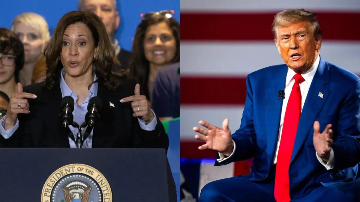 Encuestas revelan una intensa competencia entre Harris y Trump en EE.UU.