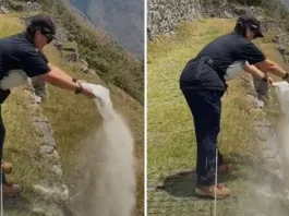 Turista causa controversia al esparcir cenizas en Machu Picchu; exigen sanciones.