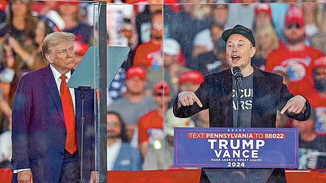 Tesla se dispara un 15% tras la arriesgada apuesta política de Elon Musk.