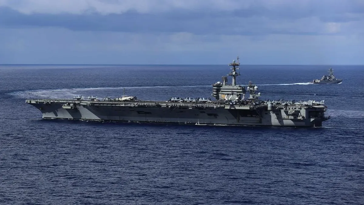 EE.UU. intercepta ataque hutí contra buques de guerra en el mar Rojo.