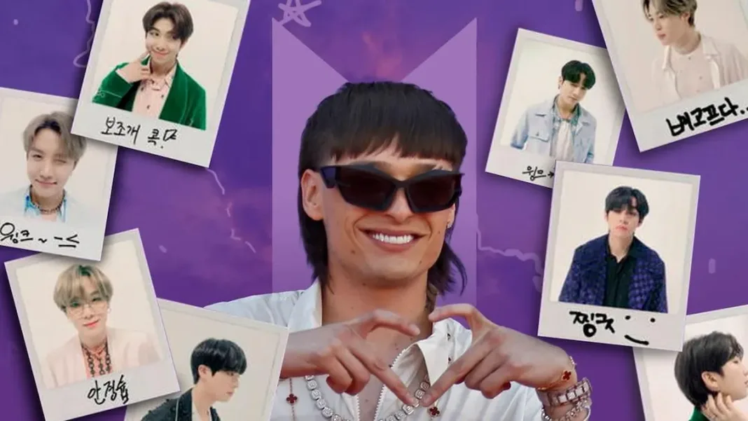 Peso Pluma se une a BTS para conquistar el K-pop: 