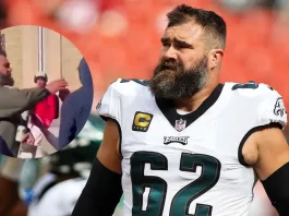 Jason Kelce defiende a su hermano y Taylor Swift tras insultos homófobos.
