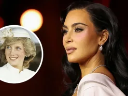 Kim Kardashian homenajea a Lady Di con un collar de su colección personal.