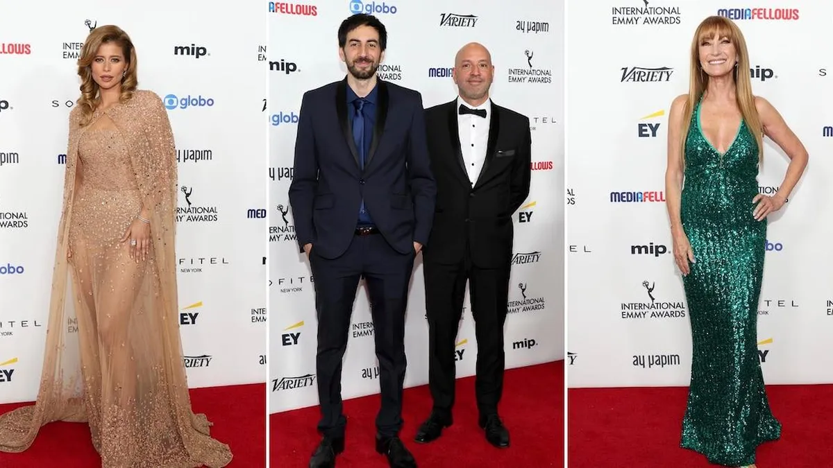 Premios Emmy Internacional 2024: los looks más deslumbrantes de la alfombra roja.