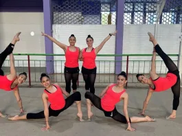 Reinas del ritmo: el equipo nacional brilla en el Sudamericano de Gimnasia Rítmica.