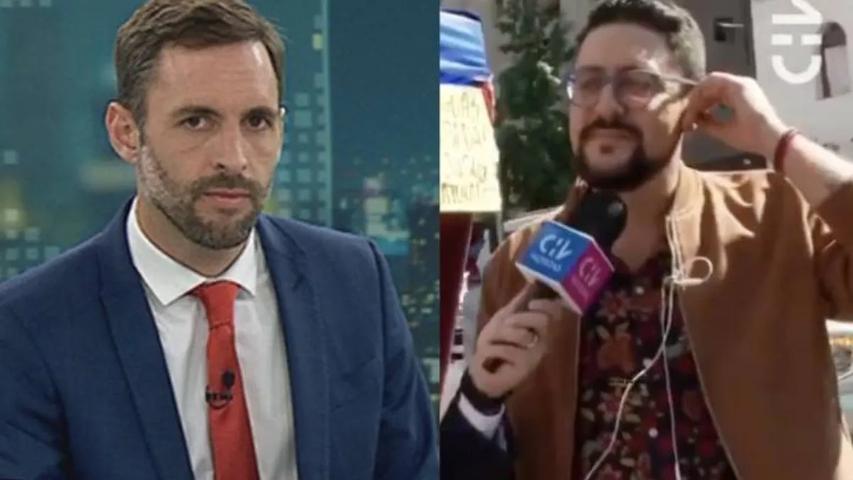 Francisco Orrego y Daniel Matamala debaten en un intenso round electoral. Francisco Orrego y Daniel Matamala debaten en un intenso round electoral.