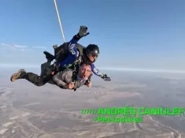 Andrés Caniulef comparte su experiencia de paracaidismo en "Palabra de Honor".