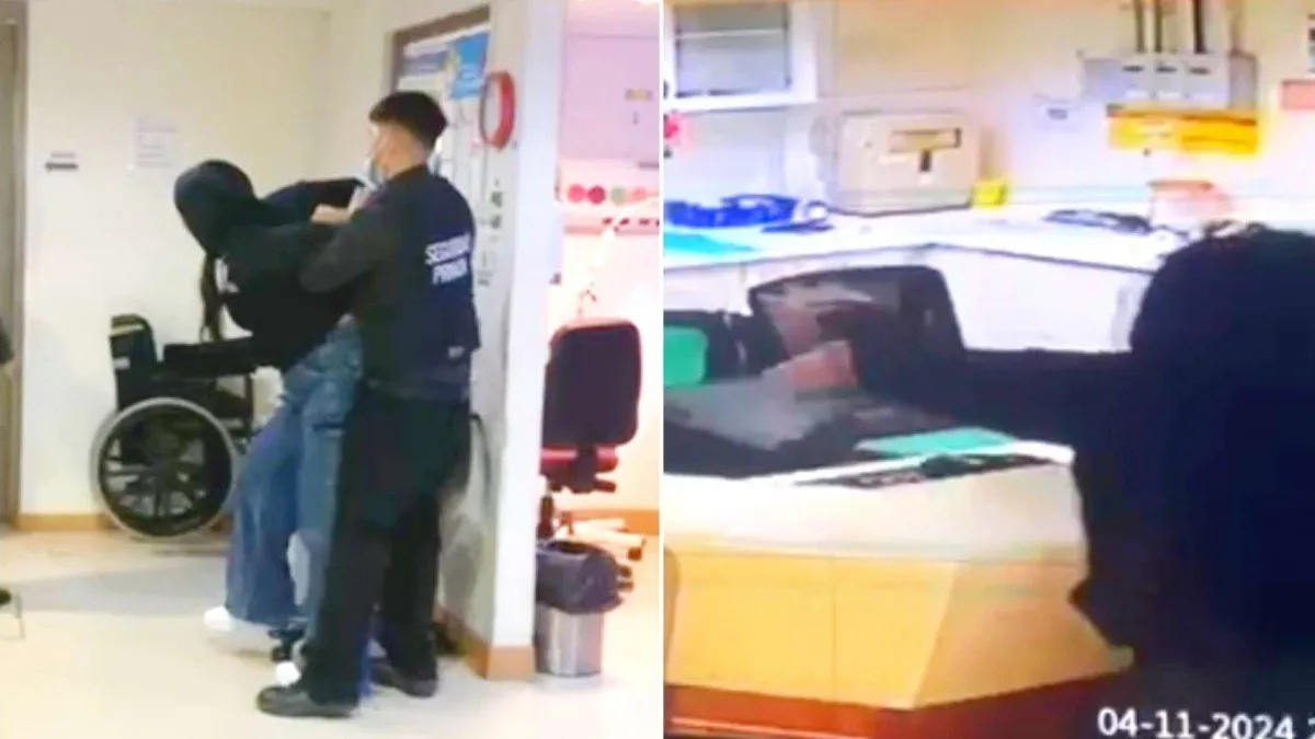 Una madre reacciona violentamente en el Hospital de Concepción