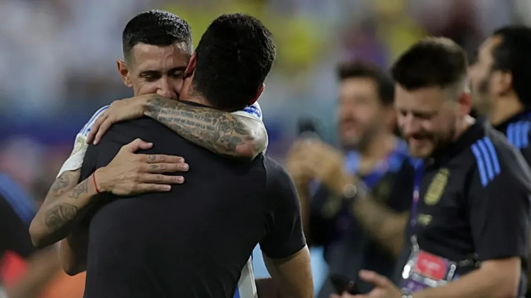 Lionel Scaloni revela su emotiva reacción al hablar de Ángel Di María.