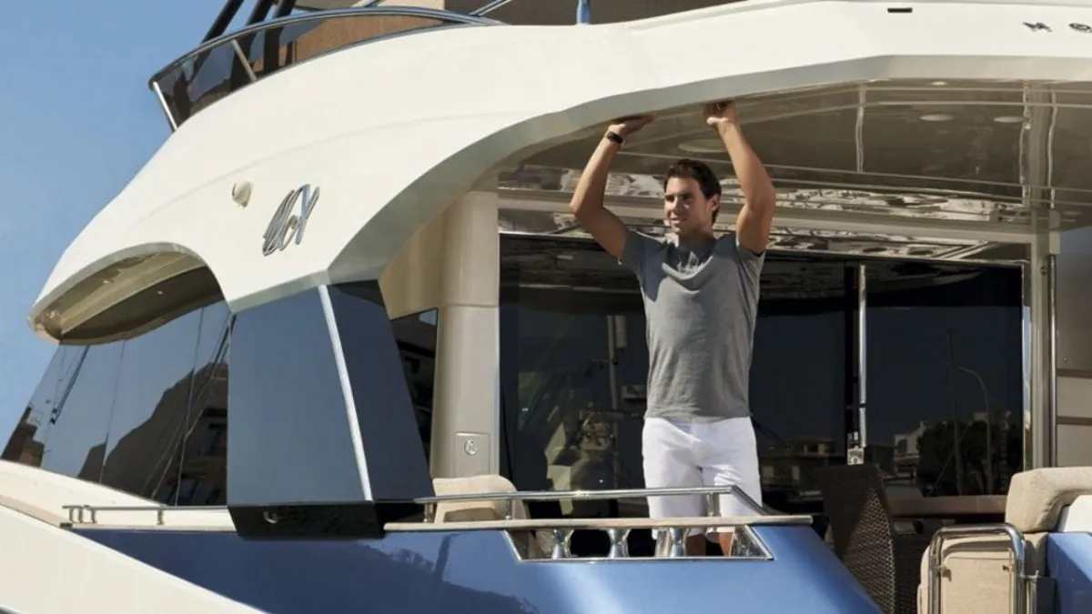Descubre el impresionante yate de Rafael Nadal