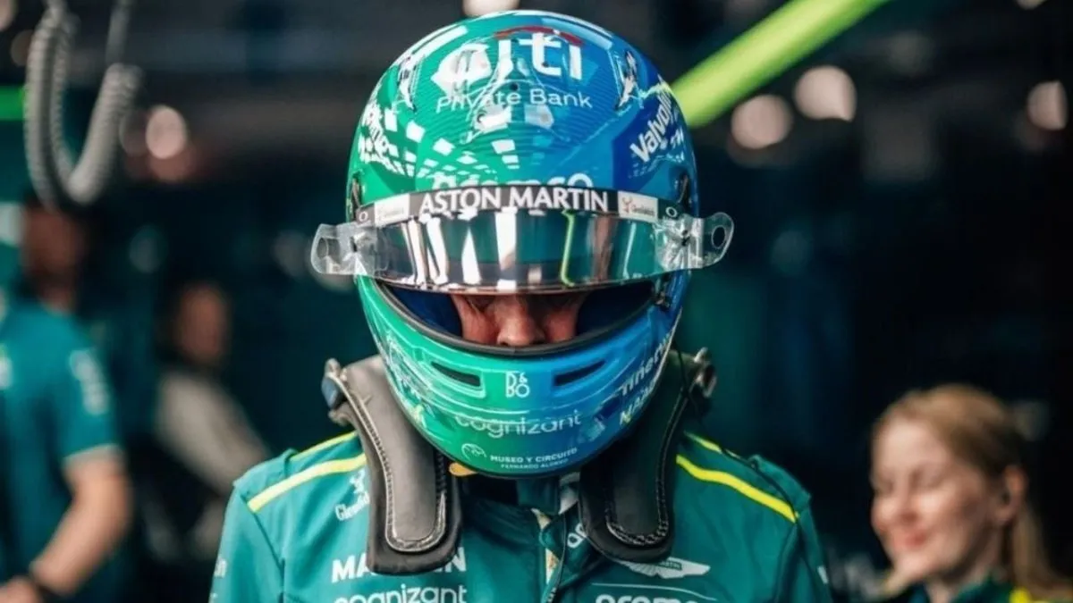 Fernando Alonso expresa su frustración tras no sumar puntos en Las Vegas.