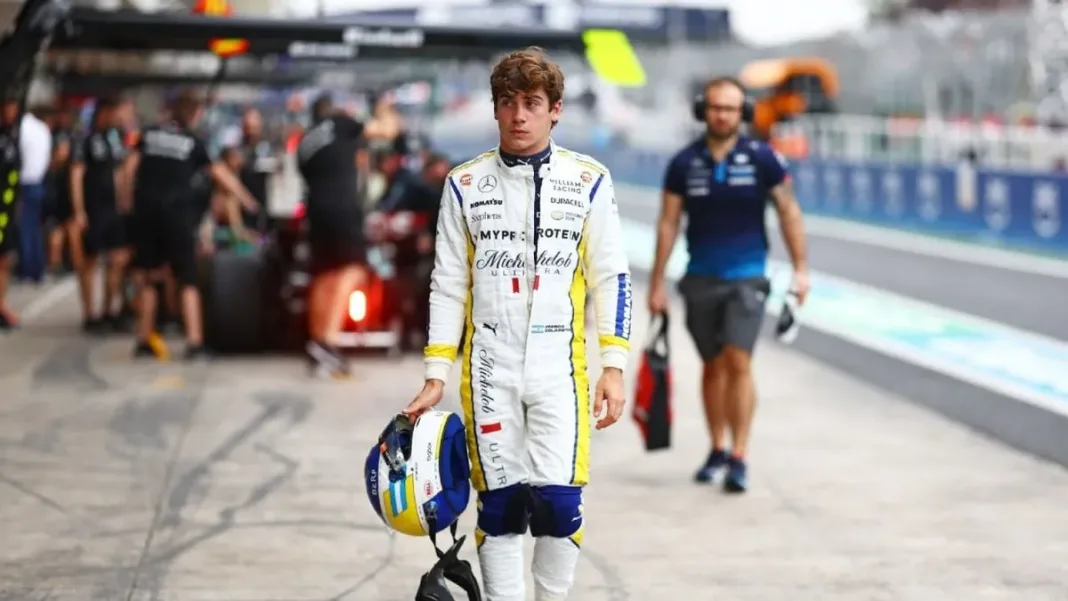 Franco Colapinto se queda sin asiento: nueva confirmación en la escudería.