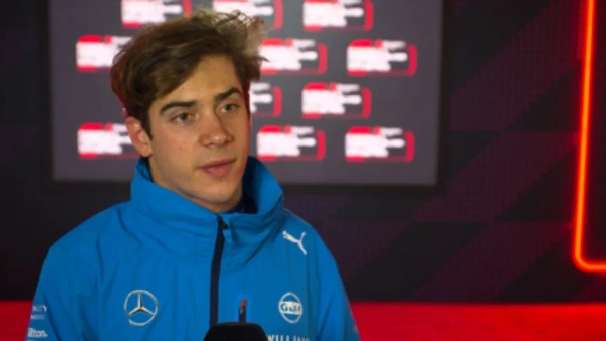 Franco Colapinto revela detalles sorprendentes sobre su accidente en Las Vegas.