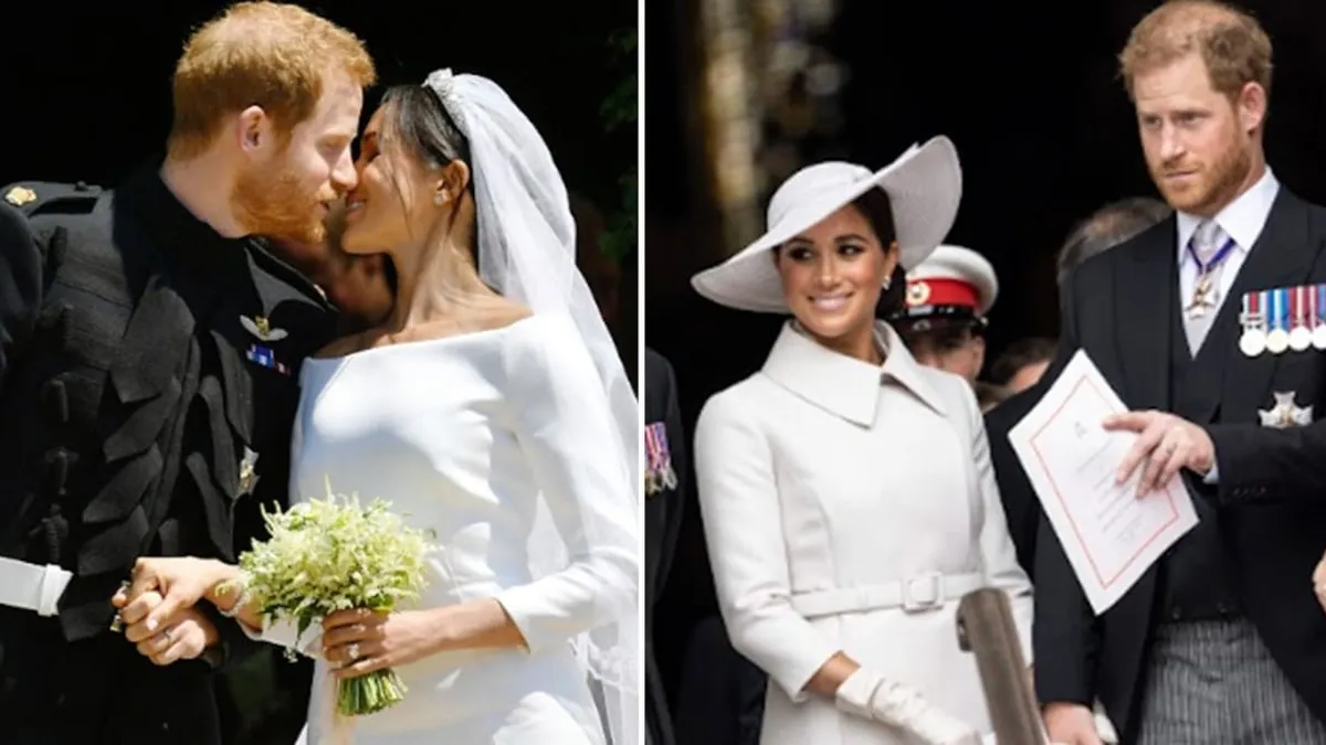 Meghan y Harry: imágenes que desatan rumores sobre su amor en crisis. Meghan y Harry: imágenes que desatan rumores sobre su amor en crisis.