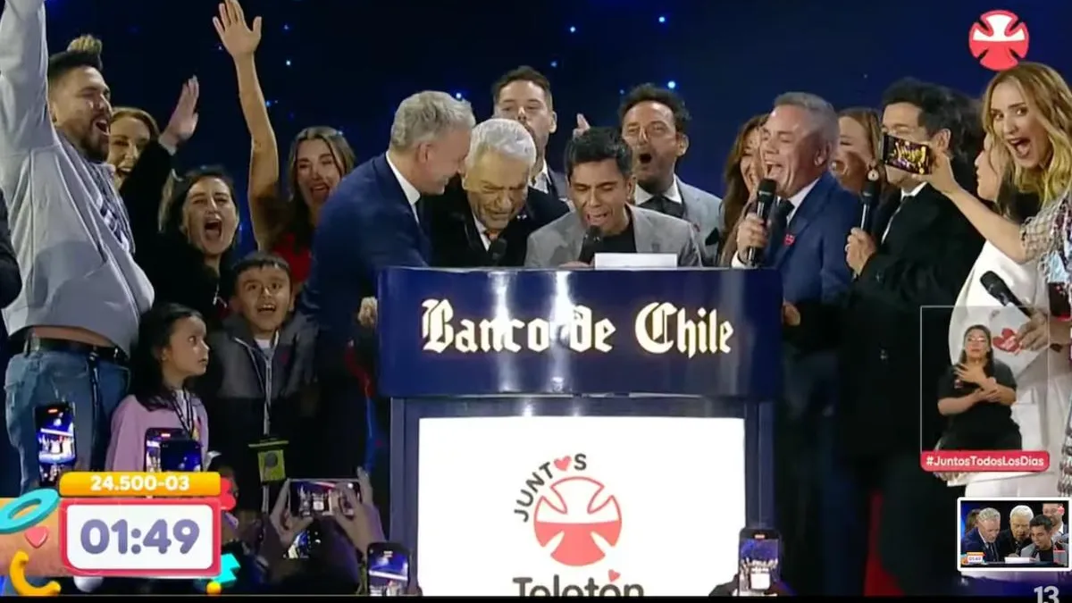 ¡Éxito total! La Teletón 2024 superó los $40 mil millones en donaciones.