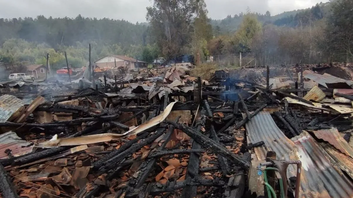 Seis detenidos por el ataque incendiario al molino Grollmus en 2022.