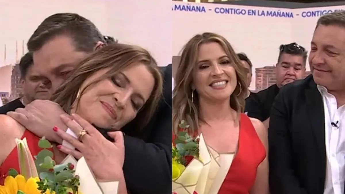 JC Rodríguez se emociona al despedir a Monserrat Álvarez tras 6 años en "Contigo en la Mañana".