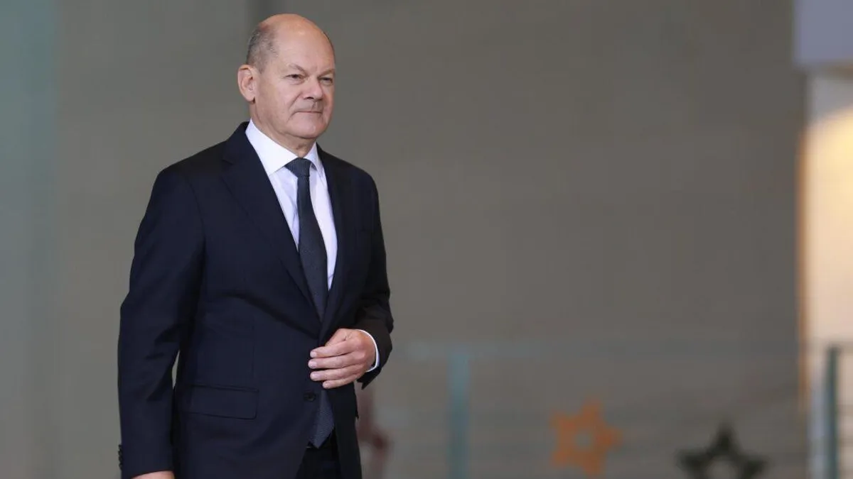 El canciller Scholz presenta su moción de confianza en el Parlamento alemán.