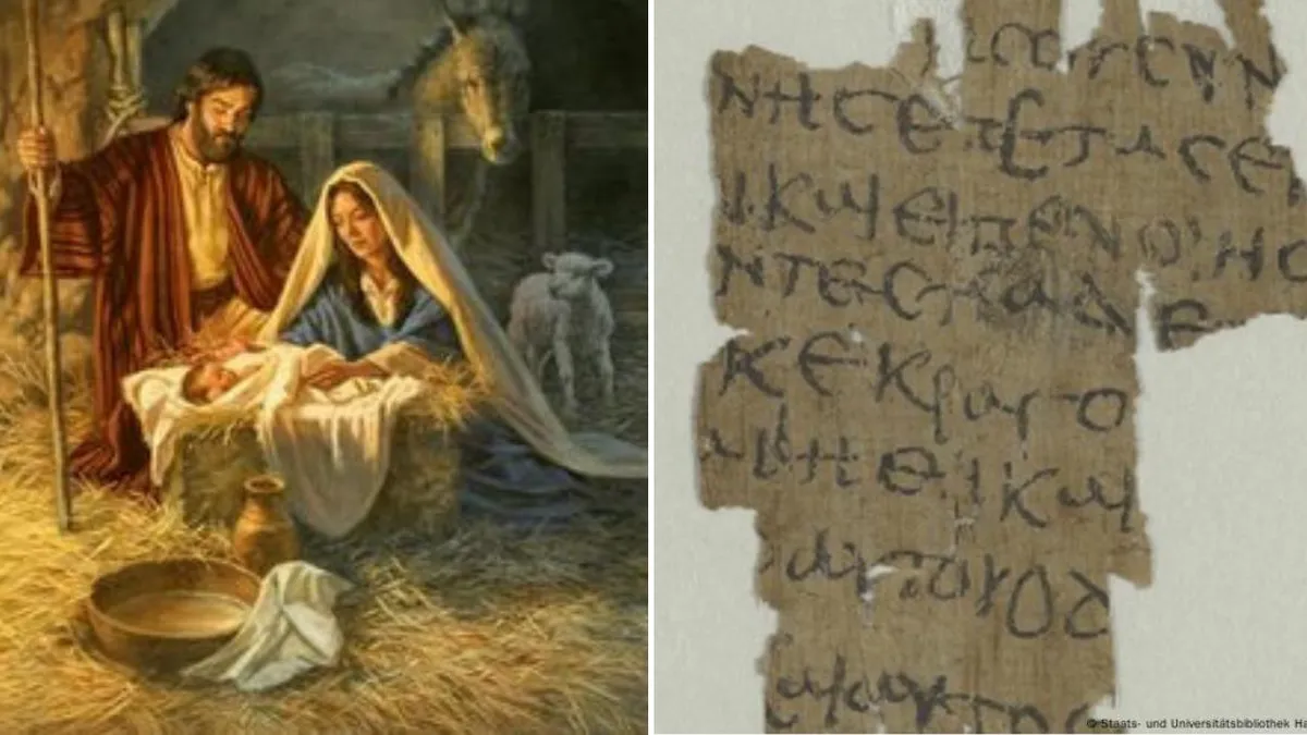 Descubren el papiro más antiguo que relata la infancia de Jesús.