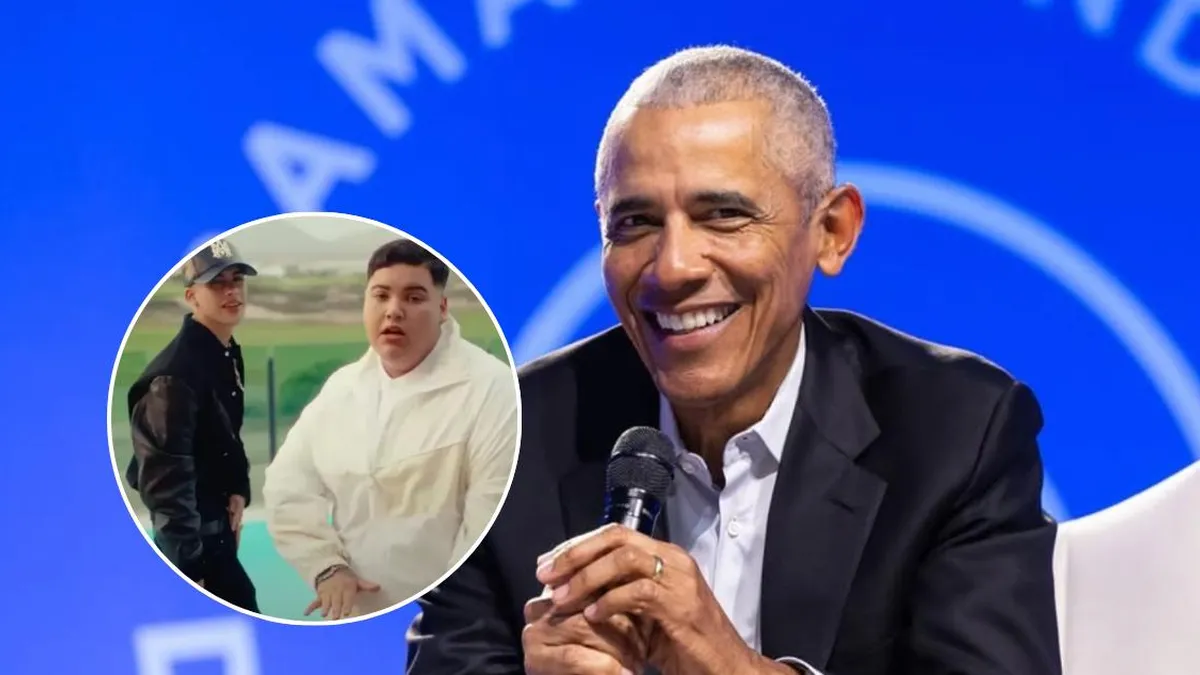 Barack Obama elige 'Gata Only' de FloyyMenor y Cris MJ como favorita del 2024. Barack Obama elige 'Gata Only' de FloyyMenor y Cris MJ como favorita del 2024.