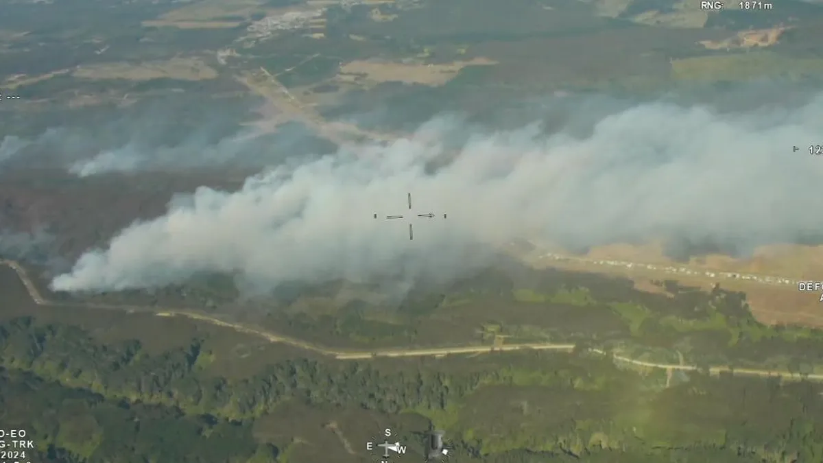 Alerta Roja: Evacuación en Los Álamos por incendio forestal en curso.