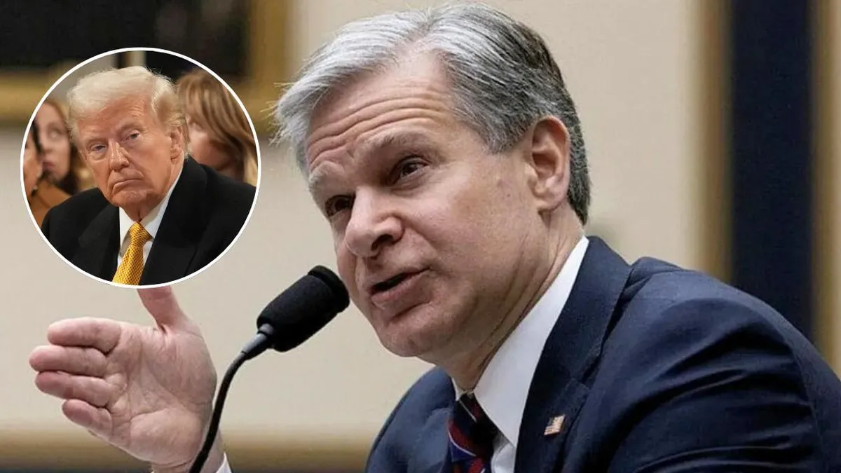 Trump celebra la dimisión de Wray: "Un gran día para Estados Unidos".