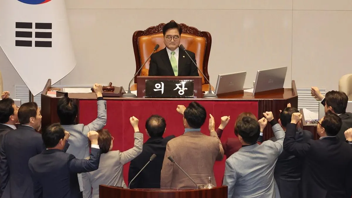 El Parlamento surcoreano destituye al presidente interino